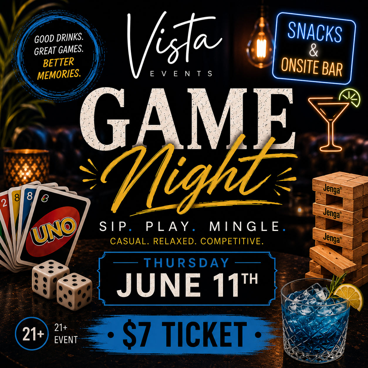 GAME NIGHT ADMISSION