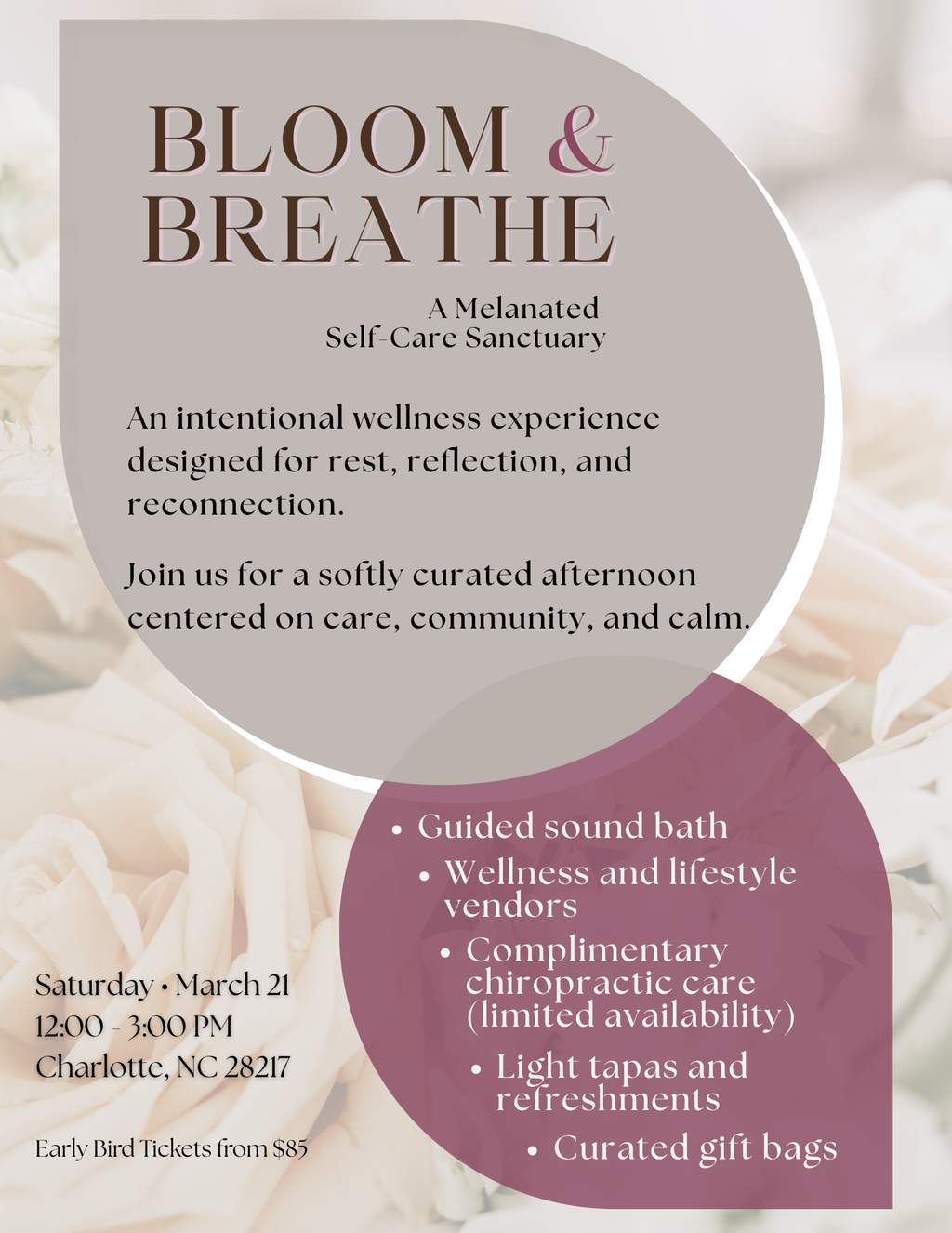 Bloom & Breathe: A Melanated Self-Care Sanctuary