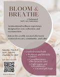 Bloom & Breathe: A Melanated Self-Care Sanctuary