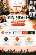 Mix, Mingle & Snap | Social Mixer + Headshot Experience